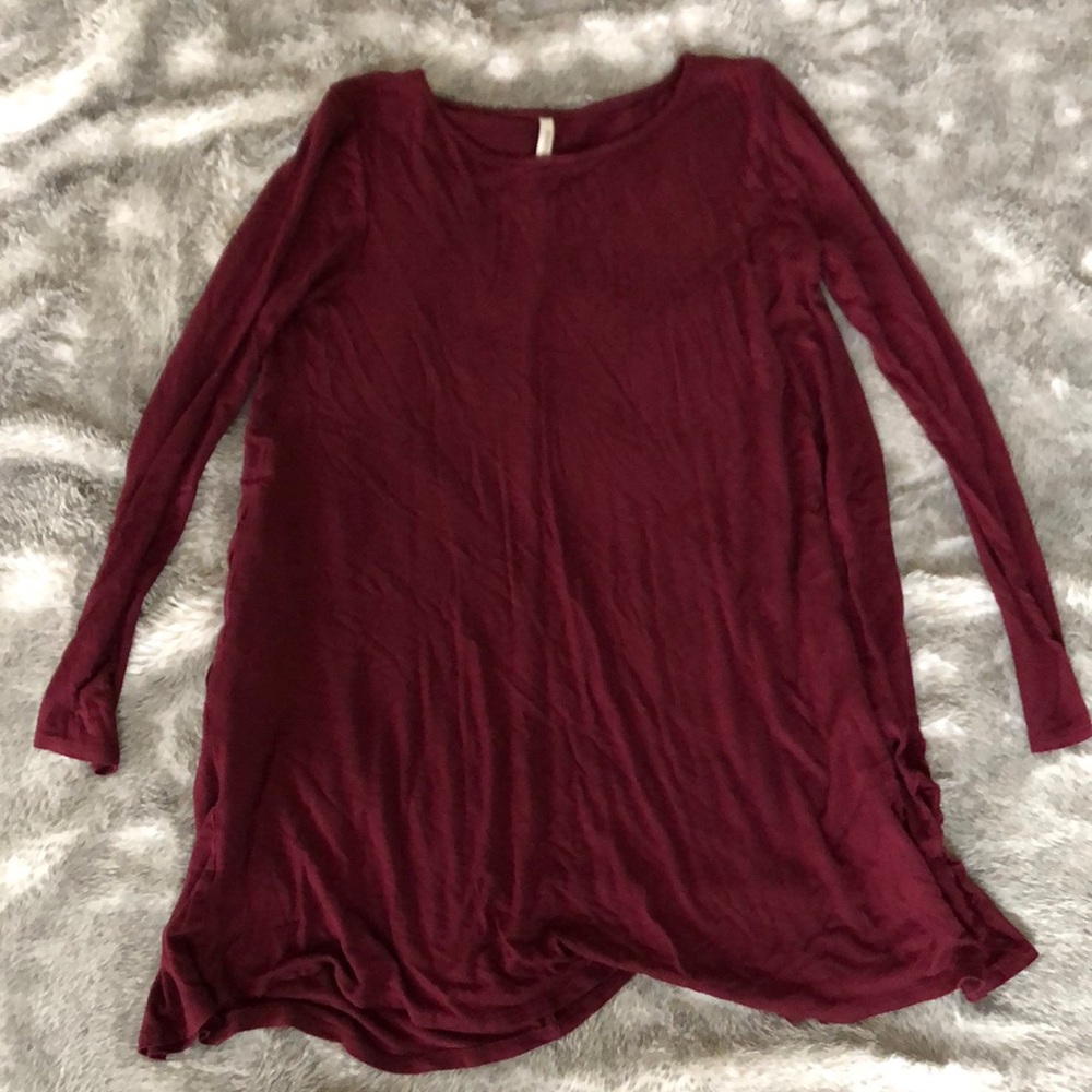 Maroon Dress